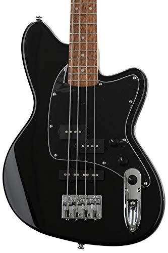 Ibanez TMB - Bajo de 4 cuerdas, derecho, negro (TMB30BK)
