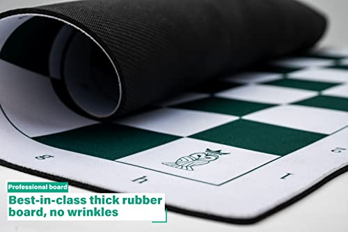Mynnnat Professional Chess Set con Tablero y Fichas miniatura 4