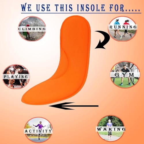 Image of BigPlayer Revitalize Your Every Step: Comfort Relaxable Memory Foam Insoles - Elevate All Shoes to Cloud-Like Comfort (Free Size)