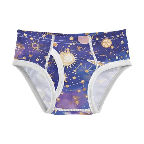 KLL Space Galaxy Constellation Boys Toddler Cotton Nighttime Underwear Cute Children Undies