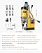 VEVOR Magnetic Drill, 1450W Motor 2 in Boring Diameter, 2878 lbf Electric Mag Drill Press, with 6 Coring Bits, Variable Speed, Drilling Machine for Metal Surface, Home Improvement Industry, Yellow