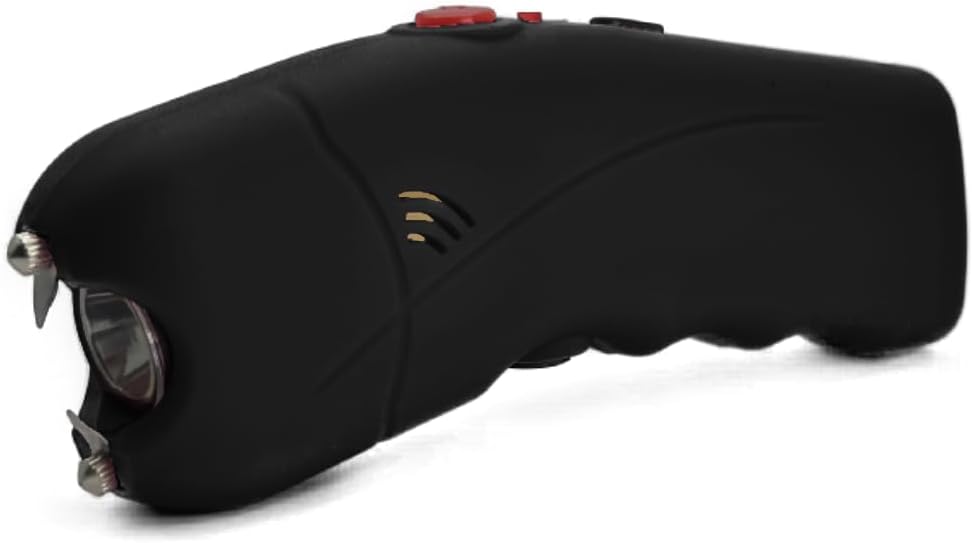 FURY Cyclone Stun Gun with Flashlight, Personal Alarm, Comfort Grip, Rechargeable, Wall Charging, Synthetic Leather Case, Easy Belt Attachment – Self-Defense for Daily Carry FURY Cyclone Stun Gun with Flashlight, Personal Alarm, Comfort Grip, Rechargeable, Wall Charging, Synthetic Leather Case, Easy Belt Attachment – Self-Defense for Daily Carry