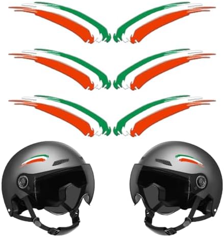 Adesivi Bandiera Italiana - Confezione Da 8 Pezzi Per Auto E Moto - Foto 3