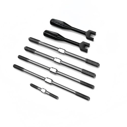 Image of Titanium Turnbuckle Set For Team Associated RC8 T3.2/T3.2E Rc Rc Parts