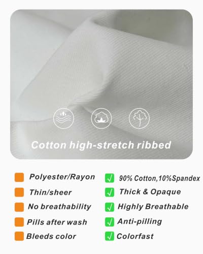 RanZZRan Women's Ribbed Long Tube Tops Strapless Bandeau Double Lined Tank — view 3