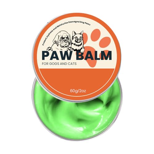SHRIGM Crema para Patas de Perro, bálsamo para Nariz y Patas de Perro,Bálsamo hidratante para Patas | Bálsamo hidratante orgánico eficaz para Nariz y Patas de Perro, Seguro para lamer, Que restaura