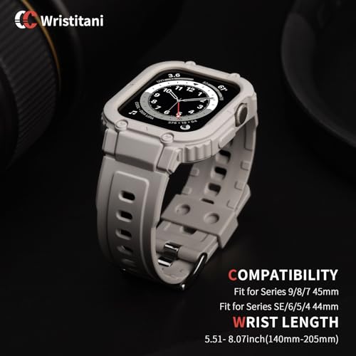 Wristitani 2 Pack for apple watch band with Case 44mm 45mm - image 5