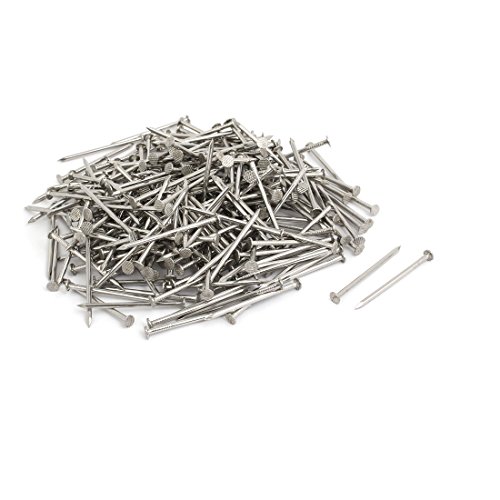 Aexit 2 Inch Fastener Length 304 Stainless Steel Cement Wood Sliding Nail Silver Tone 300pcs Model:98as36qo185