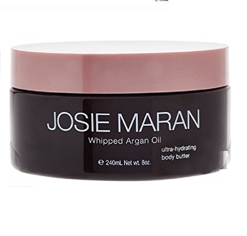 Josie Maran Whipped Argan Oil Ultra-Hydrating Body Butter (8 fl oz./240 ml, Strawberries and Whipped Cream)