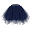 Damen Tüllrock Kurz Ballett Tutu Petticoat 50er Rockabilly - Elastisch Hohe Taille Mini Tanzrock Karneval