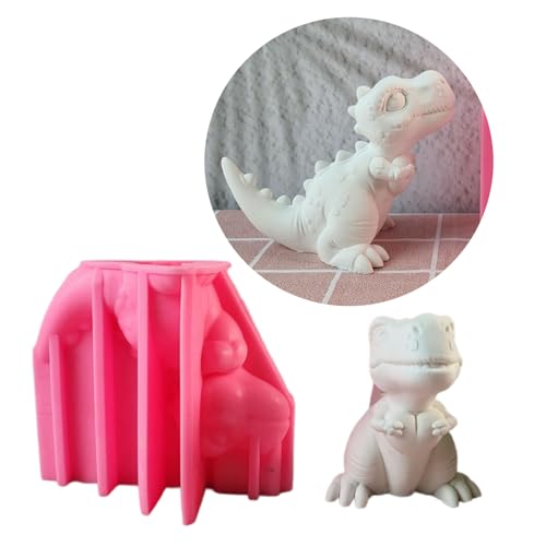 Moule silicone dinosaure pour fabriquer des cadeaux de table en plâtre