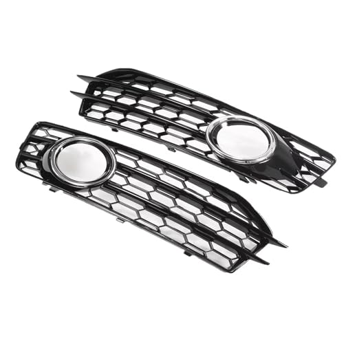 Parrilla de luz antiniebla para Audi A3 8P 2009-2012 de panal en parachoques delantero 2