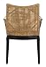 Safavieh Home Gianni Rattan Tropical Woven Arm Chair, Brown/Black