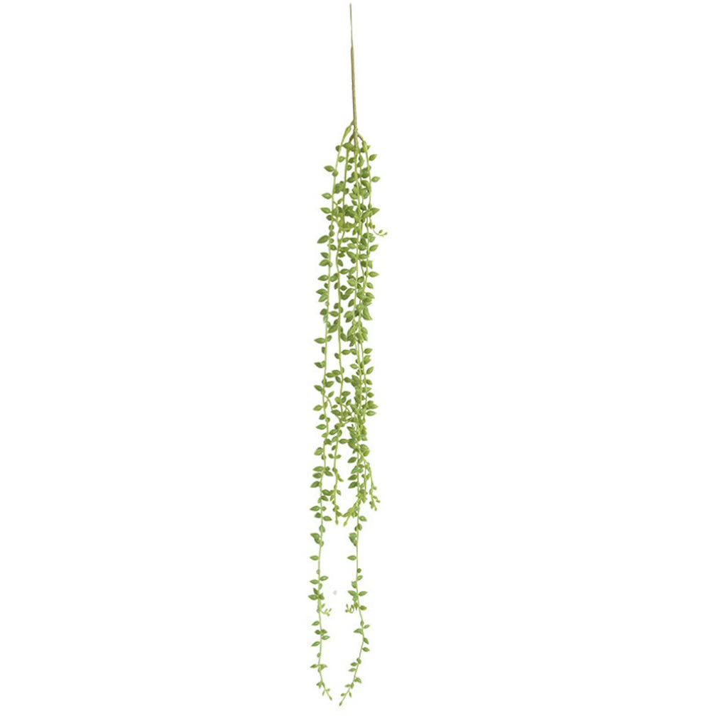 Sjfbebsy Artificial Hanging Plant, Realistic Drooping Vine, Wall Decoration Greenery, Green