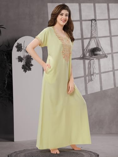 Image of Soulemo Women's Solid Alpine Nighty 1749