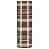 Alaza Brown Tartan Plaid Pattern Flower Vases For Home Decor Kitchen Bedroom Living Room Bathroom Office Table Decorations