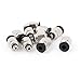 uxcell® 10 Pcs 5mm Male Thread 4mm Push In Joint Pneumatic Connector Quick Fittings