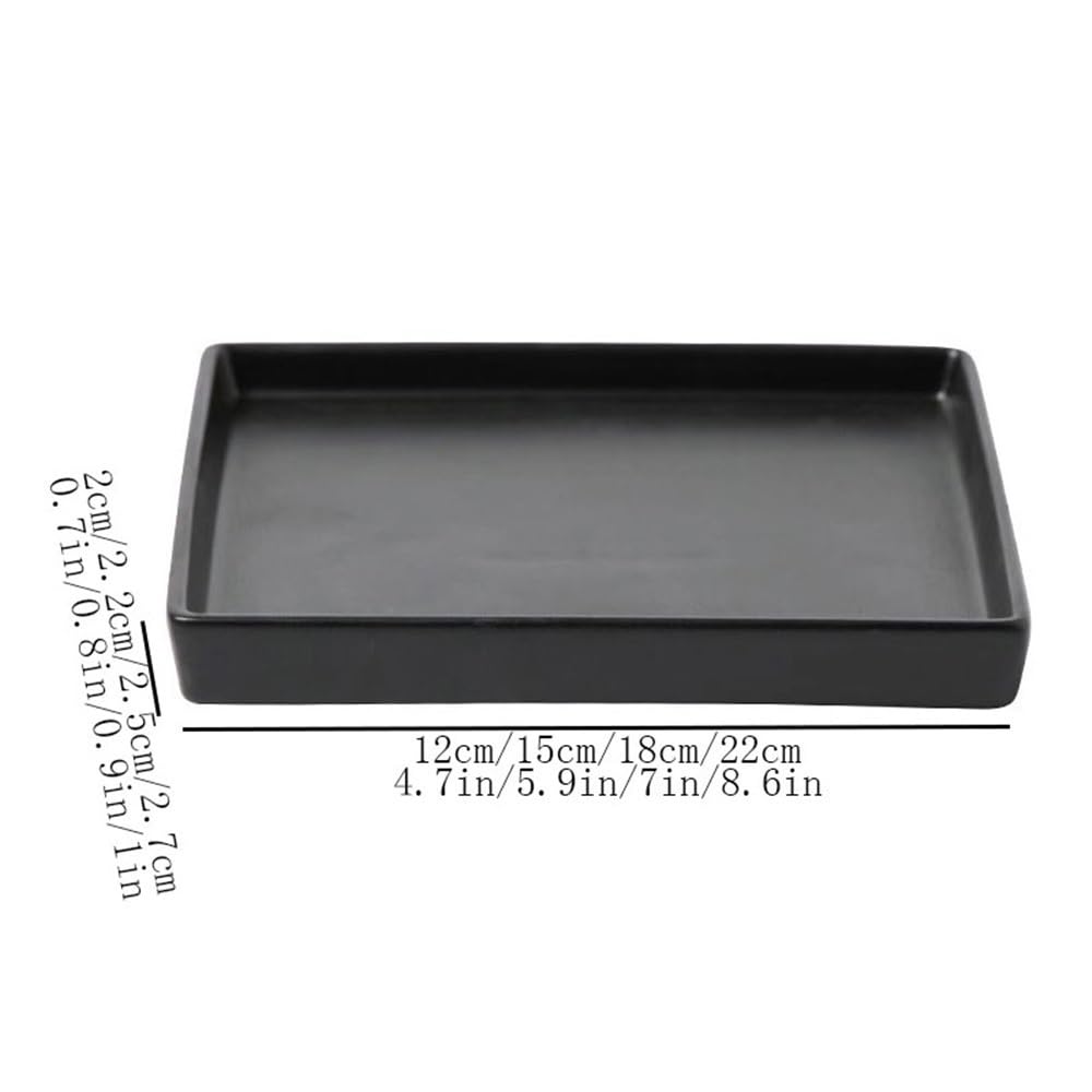 Versatile Vassoio raccogligocce for fioriera, sottovaso Quadrato in Ceramica(Gold,XL)
