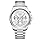 CIVO Reloj Hombre Analogico Plata: Relojes de Pulsera Acero Inoxidable - Reloj Cronografo Hombre Elegante Regalo