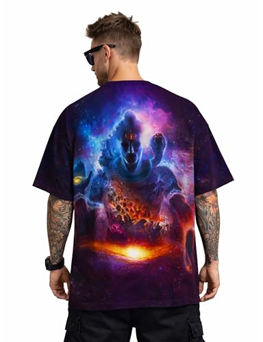 Image of STAND OUT All Over Printed Shiva, Krishna, Hanuman, Kali, Ram and Ravana, Ramayan, Bagavath Githa, Buddha Religious, Spiritual, Hindu Gods T-Shirts