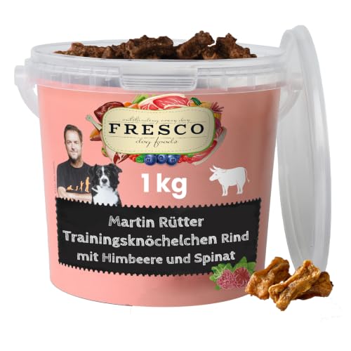 FRESCO Dog Martin Rütter Trainingsknöchelchen Rind & Himbeeren 1kg