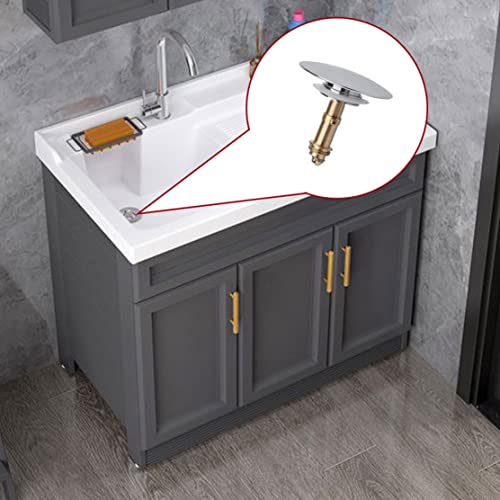 Tapon de fregadero de latón para baño y cocina miniatura 3