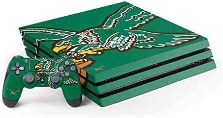 Skinit Decal Gaming Skin Compatible with PS4 Pro Console and Controller Bundle - Officially Licensed NFL Philadelphia Eagles Retro Logo Design