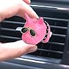 French Bulldog Sunglasses Aromatherapy Essential Oil Diffuser, Pink Gypsum Air Freshener Vent Clip Locket Car Oil Diffuser Air Vent Decorations for Car, Living Room, Office #1
