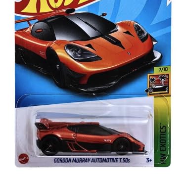 Image of HW Die-Cast 1:64 For Ages 3 And Up (Gordon Murray Automotive T.50S | HW Exotics), Orange