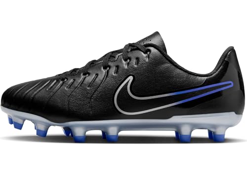 NIKE Jr. Tiempo Legend 10 Club Boys DV4352-040 (Black/Chrome-Hype), Size 4.5