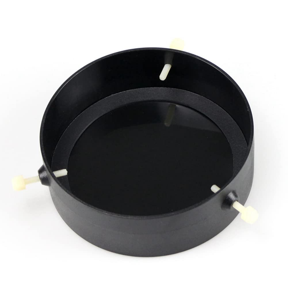 Filtre de Couverture de Lentille D'Objectif de Film Solaire RéGlable Cadre 86-117Mm et Accessoires de TéLescope Astronomique à Film Solaire
