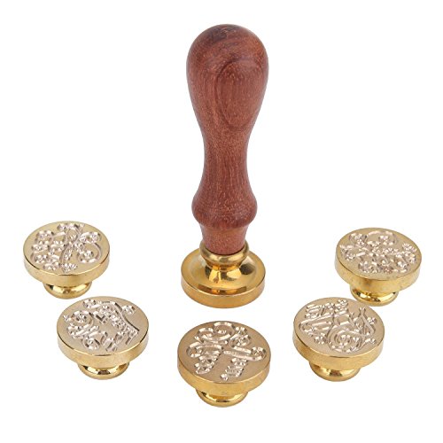 niceEshop(TM) Vintage Retro Classical Wax Seal Stamp Metal Stamp Fancy Greetings