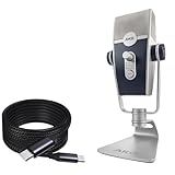 BoxWave Câble compatible avec AKG Lyra ? Câble DirectSync PD (3 m) ? USB-C vers USB-C (100 W), long type C en alliage de nylon tressé ? Charge rapide ? Noir de jais BoxWave Câble compatible avec AKG Lyra ? Câble DirectSync PD (3 m) ? USB-C vers USB-C (100 W), long type C en alliage de nylon tressé ? Charge rapide ? Noir de jais