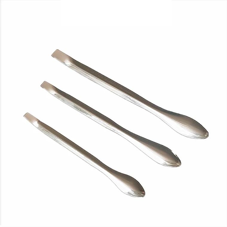 Stainless Steel Drug Spoon Set Use for Chemistry/Medical/Dental Experiment Medicines in Lab Reagents Spatula Weigh Spoon 12/PK