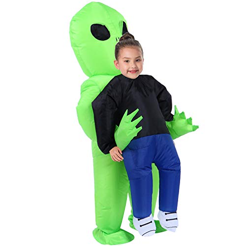 Yeahbeer Inflatable Alien Rider Costume Halloween Costume For Adults And Kids Inflatable Costumes Cosplay Party Dress Up (Child Alien Rider) #TOP3