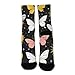 Meaudiwes Fashion Dress Decor Socks, Comfortable Work Leisure Sports Socks For Girls And Boys Goth Butterfly Moth Sun Moon