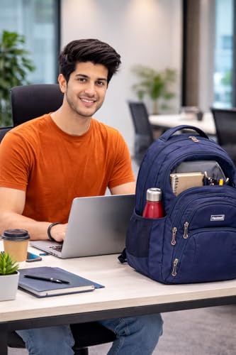 Image of FIREHORSE Ajax Anti theft bag | Durable Laptop Backpack for Men & Women - Water-Resistant Travel Backpack | Padded Compartments for Work, School & College | 45L