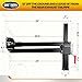 𝟐𝟎𝟐𝟔 𝐔𝐩𝐠𝐫𝐚𝐝𝐞𝐝 Swing Away Hitch Adapter for 2” Hitch, 0-180 Degree Swing Arm, 250lb Load Capacity, Hitch Mounted Bike Racks Extension Accessory for Cars, Trucks, SUVs