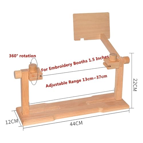 Soporte de punto de cruz ajustable, soporte para marco de bordado, brazo extensible, para proyectos de costura y manualidades