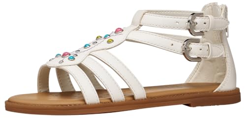 Geox J Sandal Karly Girl, Blanc Multicolore, 29 EU