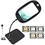 Black Square Desk Magnifier (No Adapter)