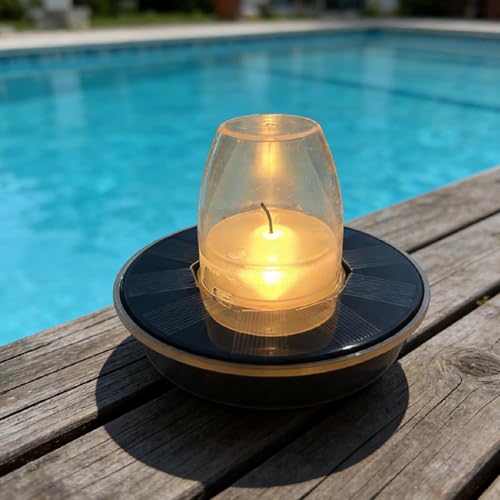 Luces solares para piscina flotantes con diseño estanco para exteriores 3