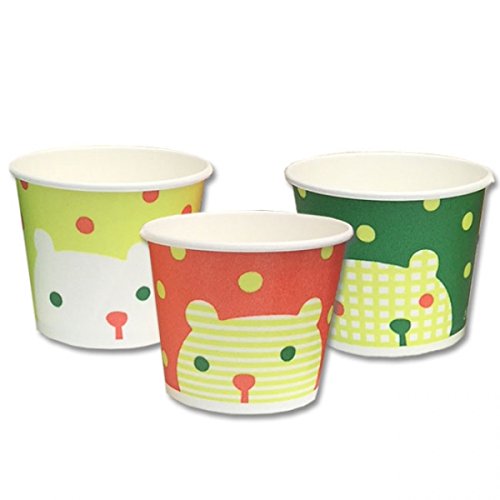 Amazon | かき氷カップ 紙容器 400ml ＆ スプーンストロー