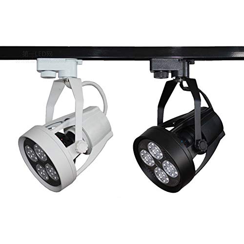 Aolyty 35W (75W Equivalent) Par30 Led Bulb White 6000K 2800Lm E26 Base25 Degree Beam Angle Track Spotlight With Fan Ac 120V #TOP6