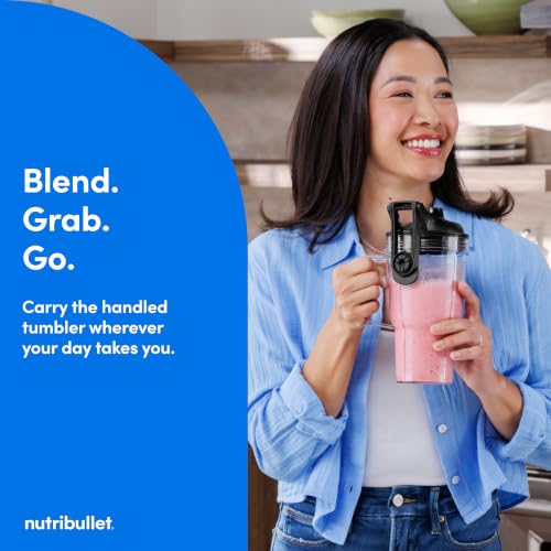 Image of nutribullet Personal Blender, 700W, 21 oz Tumbler Cup, 18 oz Cup, NB30150