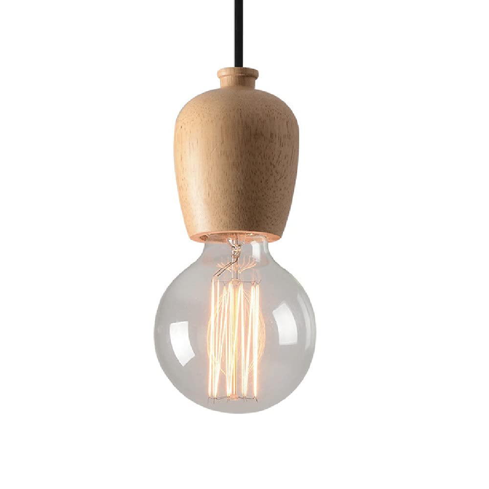 Lampe suspendue rétro scandinave 1 lumière pour chambre et restaurant