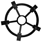 Nicear Reductor De Anillo De Gas, Anillo De Soporte Para Estufa De Gas, Anti-deslizante De Hierro Fundido Para Quemadores De Gas, Esteras Para Ollas Y Sartenes Calientes, Cafetera Exprés, Ola De Café