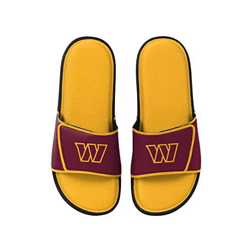 Image of FOCO mens NFL Team Logo Sport Shower Foam Slide Flip Flop Sandals