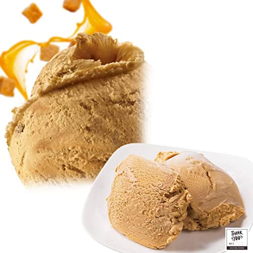 塩キャラメル アイスクリーム 2.5L 業務用バルク グラス France Dessert Caramel Glace Ice Cream GL102