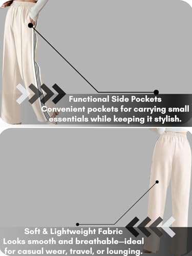 Image of GRECIILOOKS Trousers for Woman | Womens High Rise High Waist Flared Korean Style | Formal Pant for Women Office Wear| Track Pants for Womans Elegant for College & Events (Available in Plus Size)
